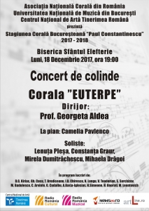 Concert de colinde Corala Euterpe